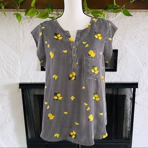Sweet Rain Lemon Blouse